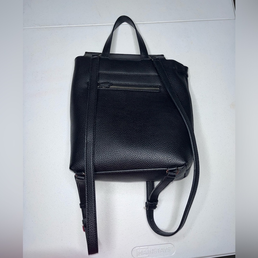 Guess Bucket Draw String Leather Backpack In Perf… - image 3